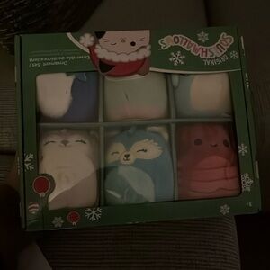 Squish-mallow christmas tree ornaments